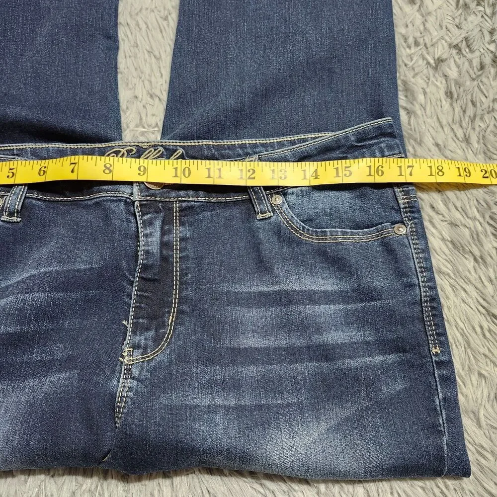 Buffalo David Britton Misha Jeans Womens 12x32 (34x32) Mid Straight Leg Stretch‎